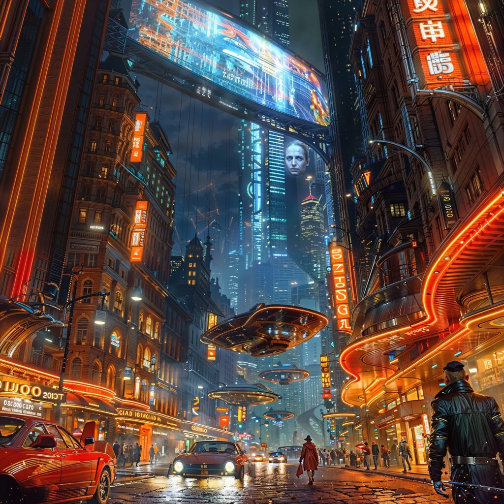 Retro Future Cityscape euryka 1
